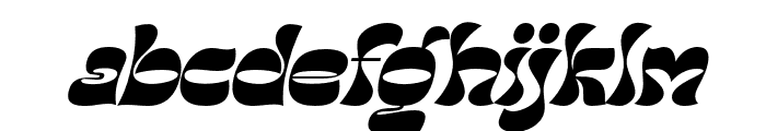 TikiTangle-Italic Font LOWERCASE