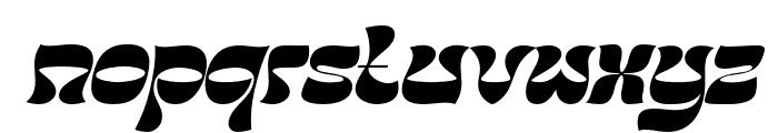 TikiTangle-Italic Font LOWERCASE