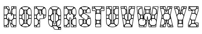 Tile5 Pattern Font UPPERCASE