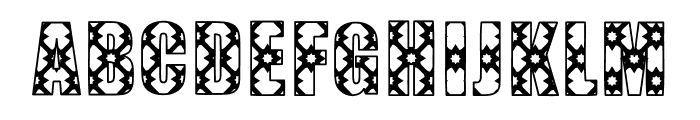 Tile6 Pattern Font UPPERCASE