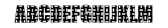 Tile8 Pattern Font UPPERCASE