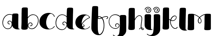 Timbre rose Font LOWERCASE