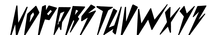 Timeless Rockmaster Fill In Italic Font UPPERCASE