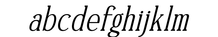 Timeless Silvera Italic Font LOWERCASE