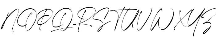 Timothea Signature Font UPPERCASE