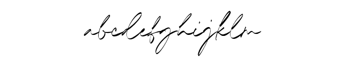 Timothea Signature Font LOWERCASE