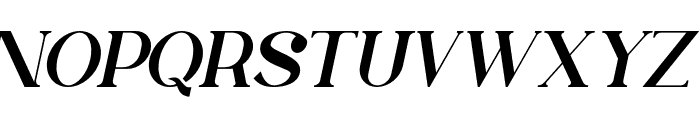 Tinday Italic Font UPPERCASE