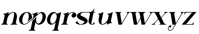 Tinday Italic Font LOWERCASE