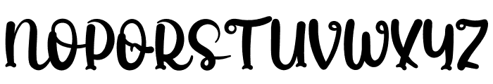 Tinkle Unicorn Font UPPERCASE