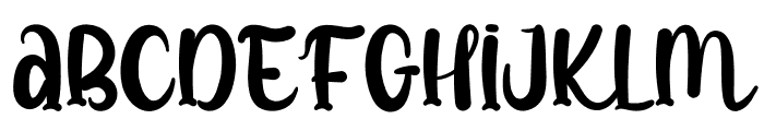 Tinkle Unicorn Font LOWERCASE