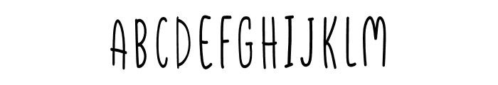 Tiny Bee Font UPPERCASE