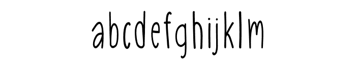 Tiny Bee Font LOWERCASE