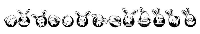 Tiny Bunny Font LOWERCASE