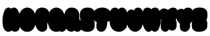 Tiny Groovy Shadow Font LOWERCASE