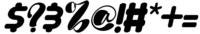 Tiny Love Italic Font OTHER CHARS