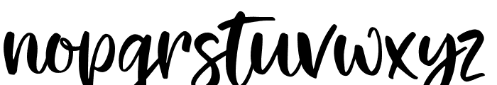 Tiny Love script without streaks Regular Font LOWERCASE