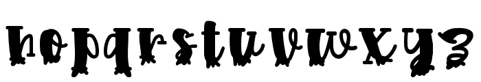Tiny Octopus-Regular Font LOWERCASE