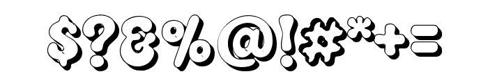 Tiny Shadow Font OTHER CHARS