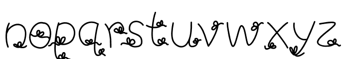 Tinylove Font LOWERCASE