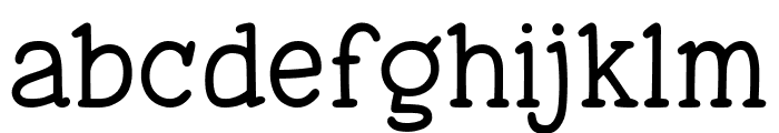 Tippy Tappy Type Font LOWERCASE