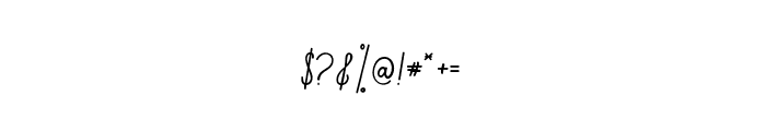 Tiramisu-Script Font OTHER CHARS