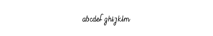 Tiramisu-Script Font LOWERCASE
