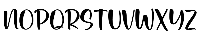 Tiramisu Font UPPERCASE