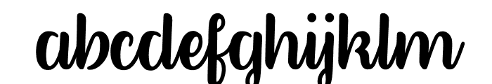 Tirasia Font LOWERCASE