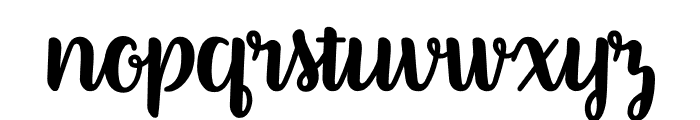 Tirasia Font LOWERCASE