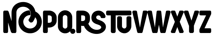 Tiroski Font LOWERCASE