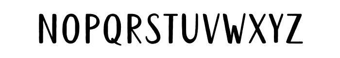 Tis De Barista Font LOWERCASE