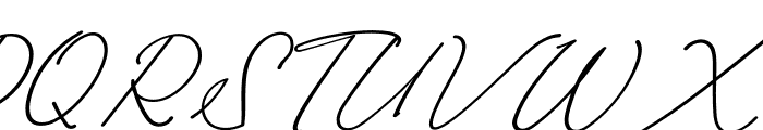 Tisushine Bold Italic Font UPPERCASE