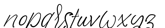 Tisushine Font LOWERCASE