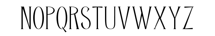 Titanium Regular Font UPPERCASE