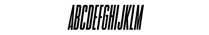 Title Fight Black Italic Font UPPERCASE