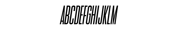 Title Fight Bold Italic Font LOWERCASE