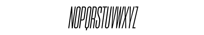 Title Fight ExtraLight Italic Font LOWERCASE