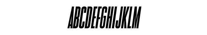 Title Fight Heavy Italic Font LOWERCASE