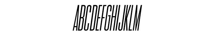 Title Fight Light Italic Font UPPERCASE