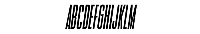 Title Fight SemiBold Italic Font UPPERCASE