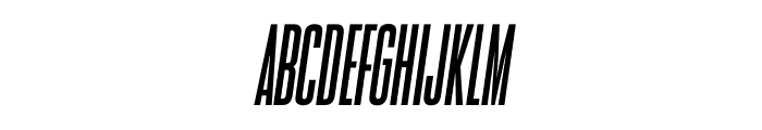 Title Fight SemiBold Italic Font LOWERCASE