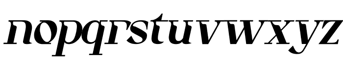Tittowest Italic Font LOWERCASE