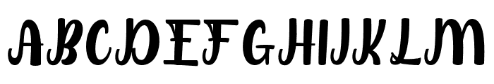 Tiyesra-Normal Font UPPERCASE
