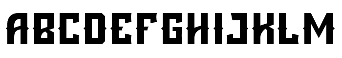 Tjackra-Regular Font UPPERCASE