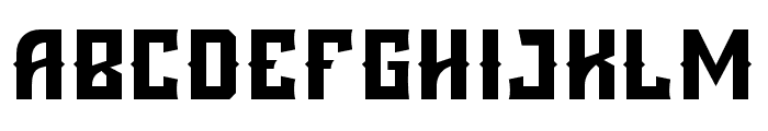 Tjackra-Regular Font LOWERCASE