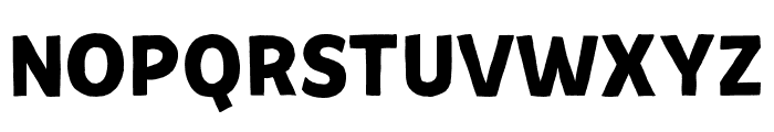 Tobi Handmade Bold Font UPPERCASE