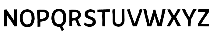 Tobi Handmade Regular Font UPPERCASE