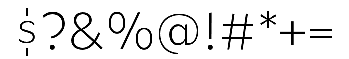 Tobi Next Light Basic Font OTHER CHARS