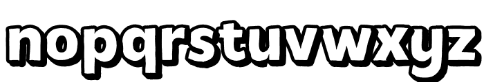TobiHandmade-Bold3D Font LOWERCASE