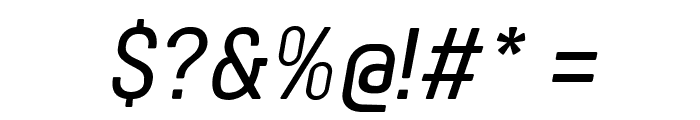 ToenasBangsaSlab-Italic Font OTHER CHARS